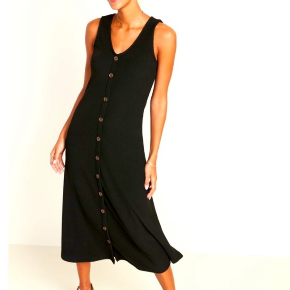 NWOT Old Navy Ribbed Midi Dress